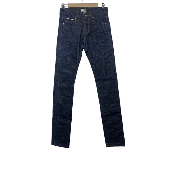 Naked & Famous Skinny Guy Dark Wash Button Fly Jeans Size 30